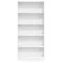 Voir la diapositive 4 : VIDAXL Bibliotheque blanc 80x24x176 cm bois d'ingenierie