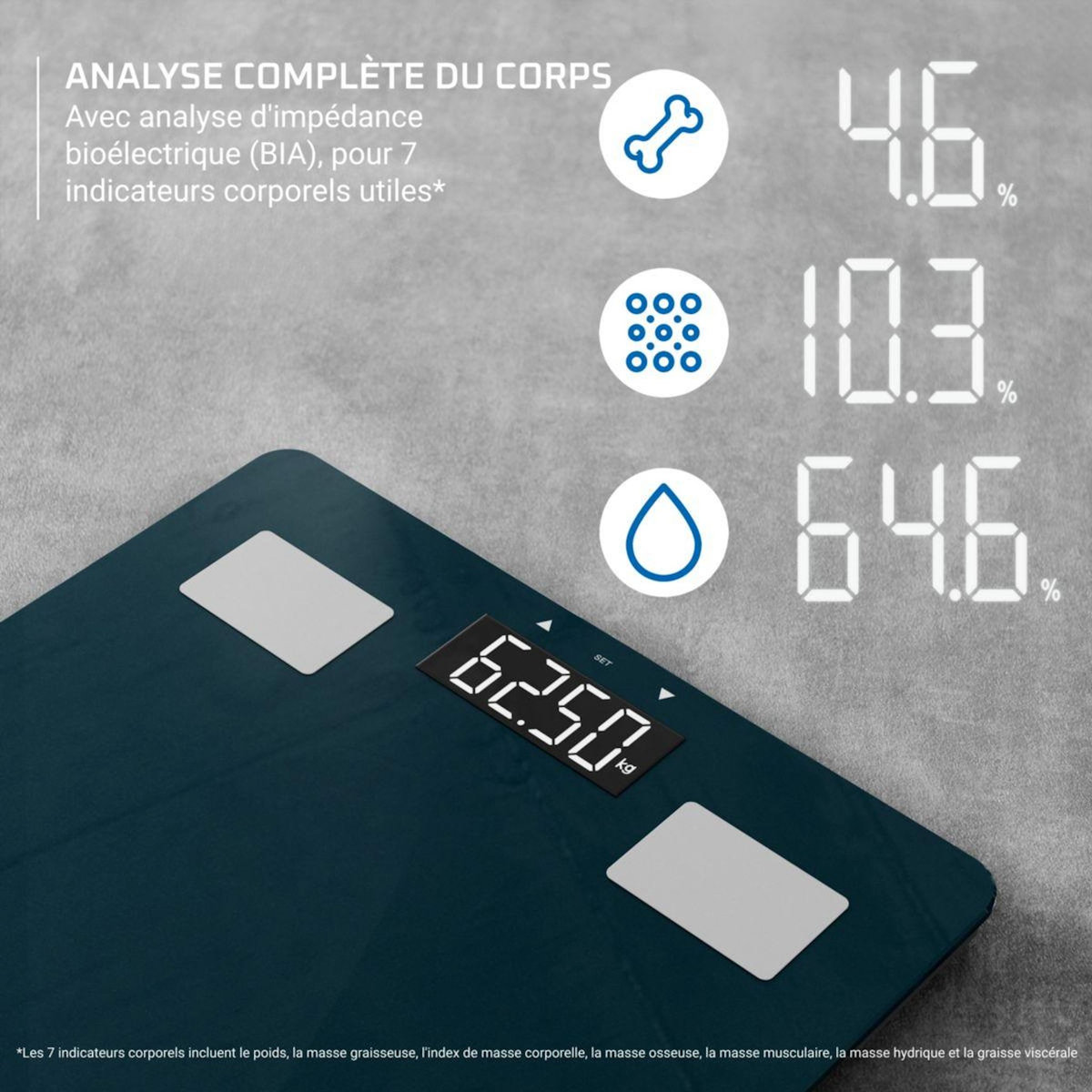 ROWENTA Pèse personne impédancemètre BODY UP 2.0