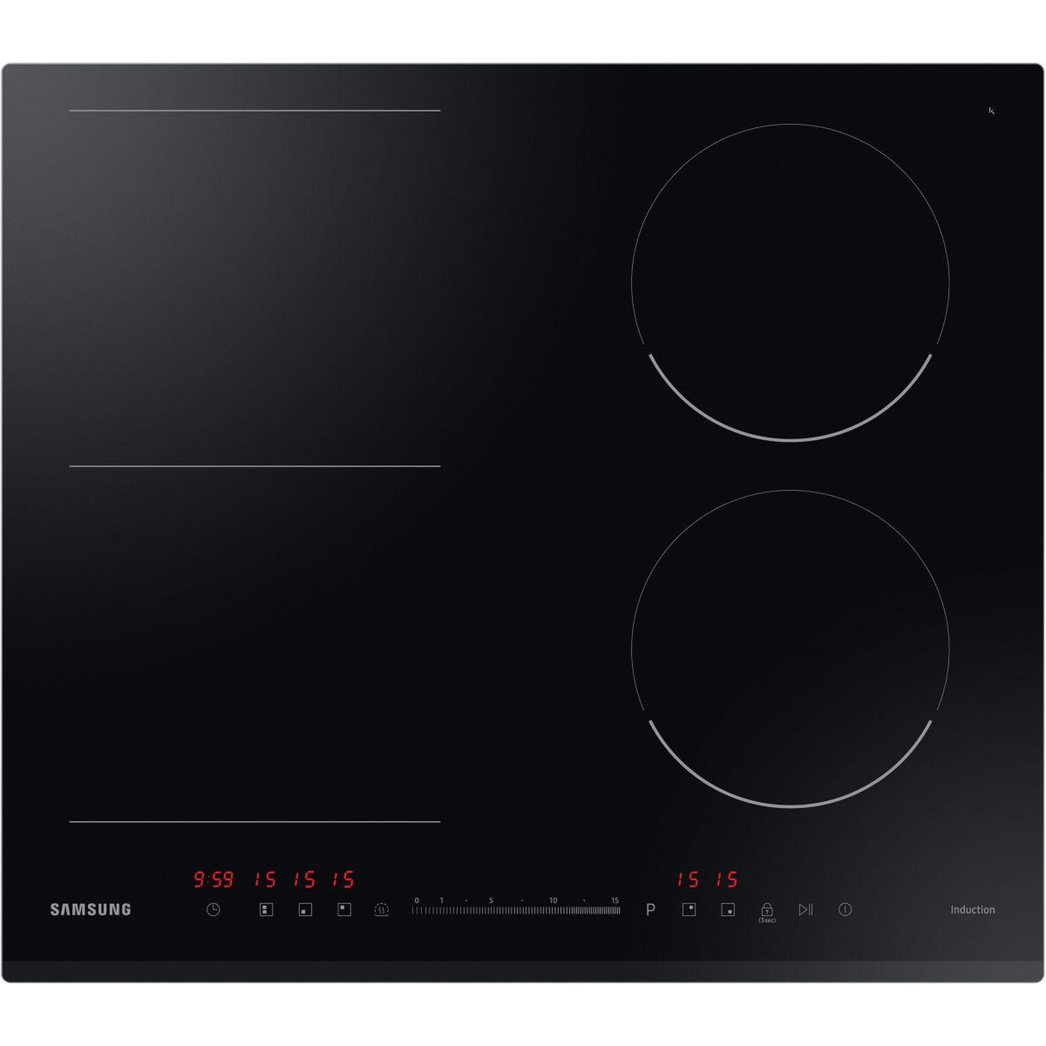 Voir la diapositive 2 : Samsung Plaque induction NZ64R3747BK