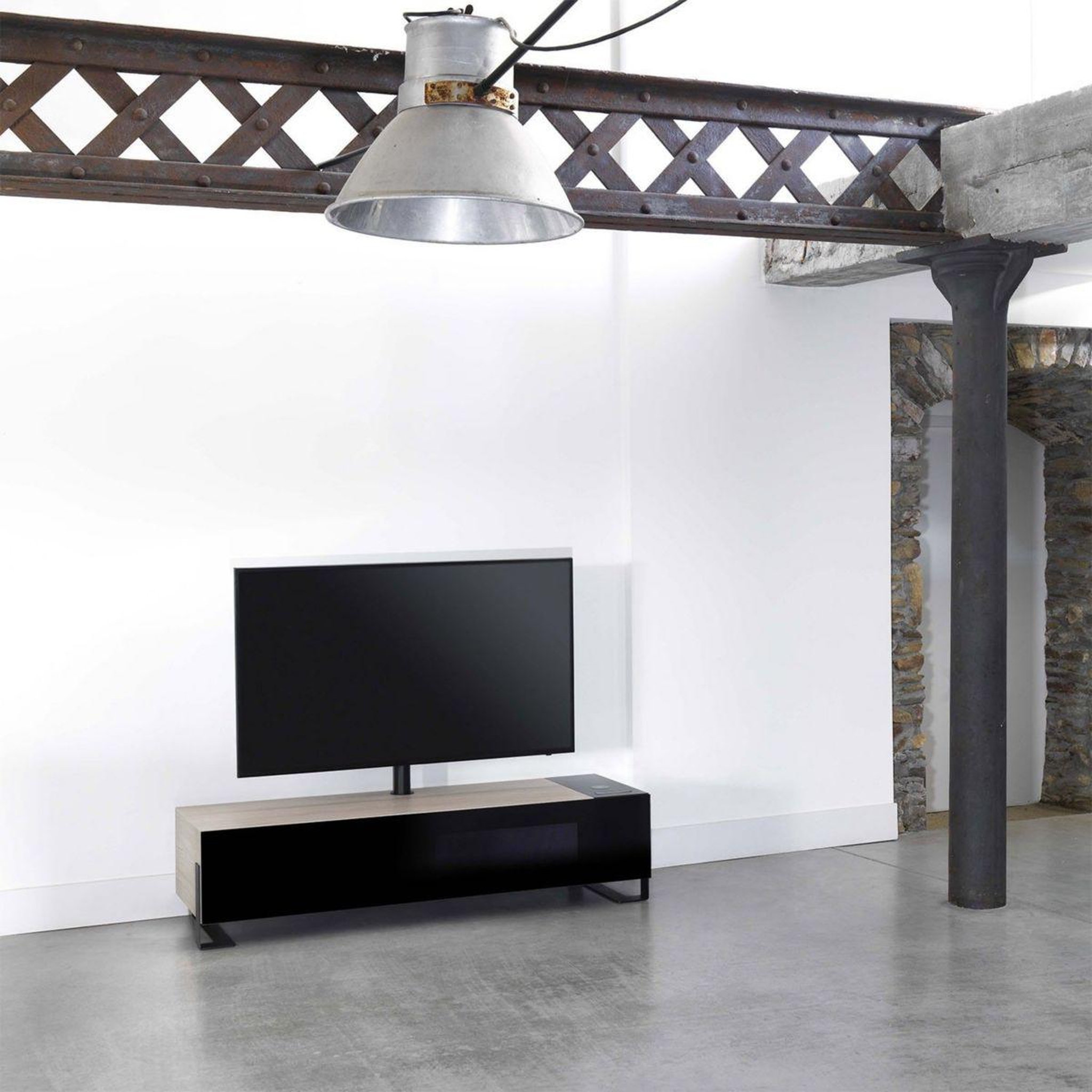 Voir la diapositive 2 : Erard Support mural TV Colonne L/XL pour écrans de 40'' à 85''