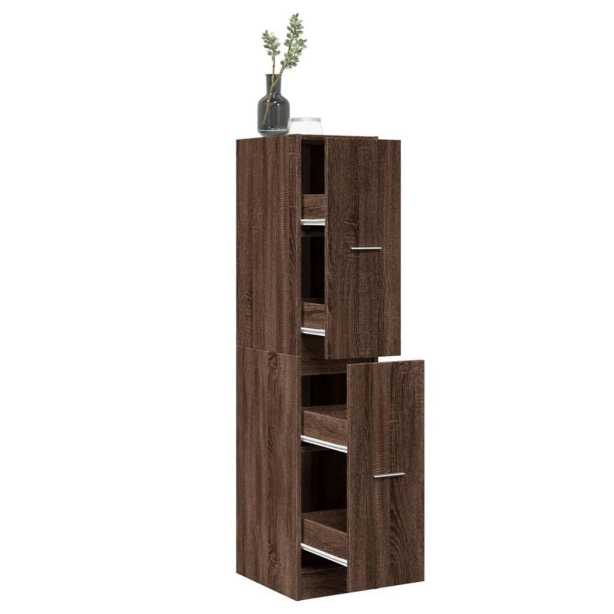 VIDAXL Armoire apothicaire chene marron 30x41x144,5 cm bois ingenierie