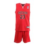 SPORTZONE Chicago Ensemble de basket /Noir Enfant Sport Zone. Coloris disponibles : Rouge