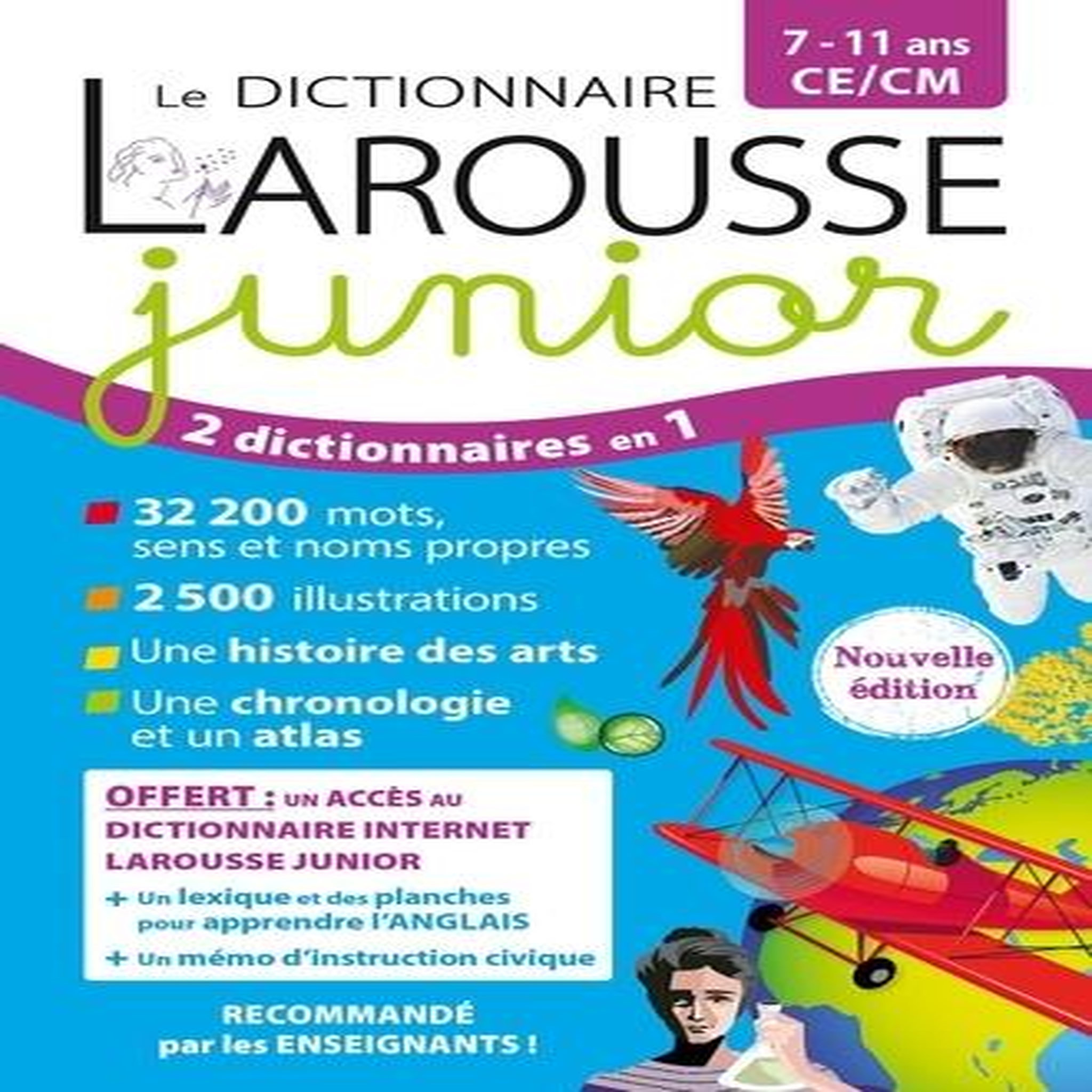 LE DICTIONNAIRE LAROUSSE JUNIOR CE/CM. EDITION 2024, Larousse