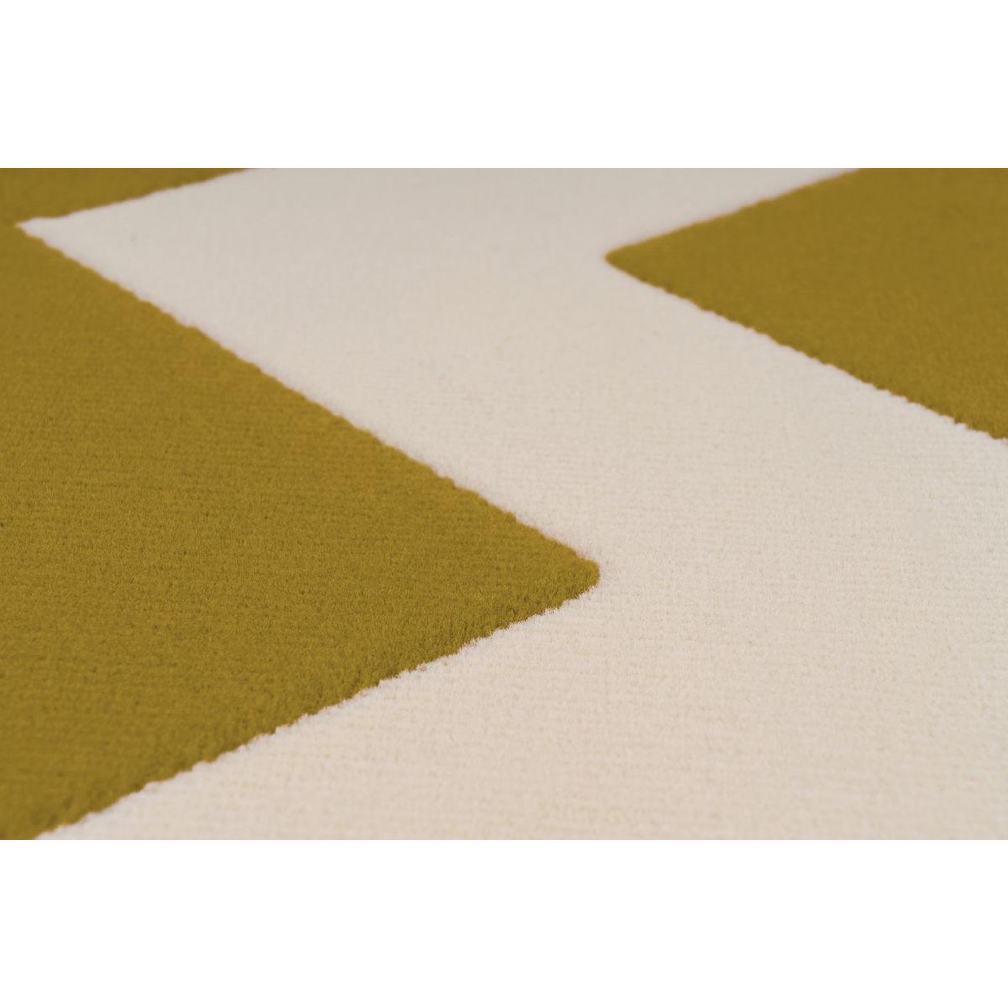 Voir la diapositive 3 : Paris Prix Tapis Géométrique à Poils Courts  Manolya  Or