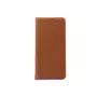amahousse Housse Galaxy S21 Ultra en cuir marron folio aimanté