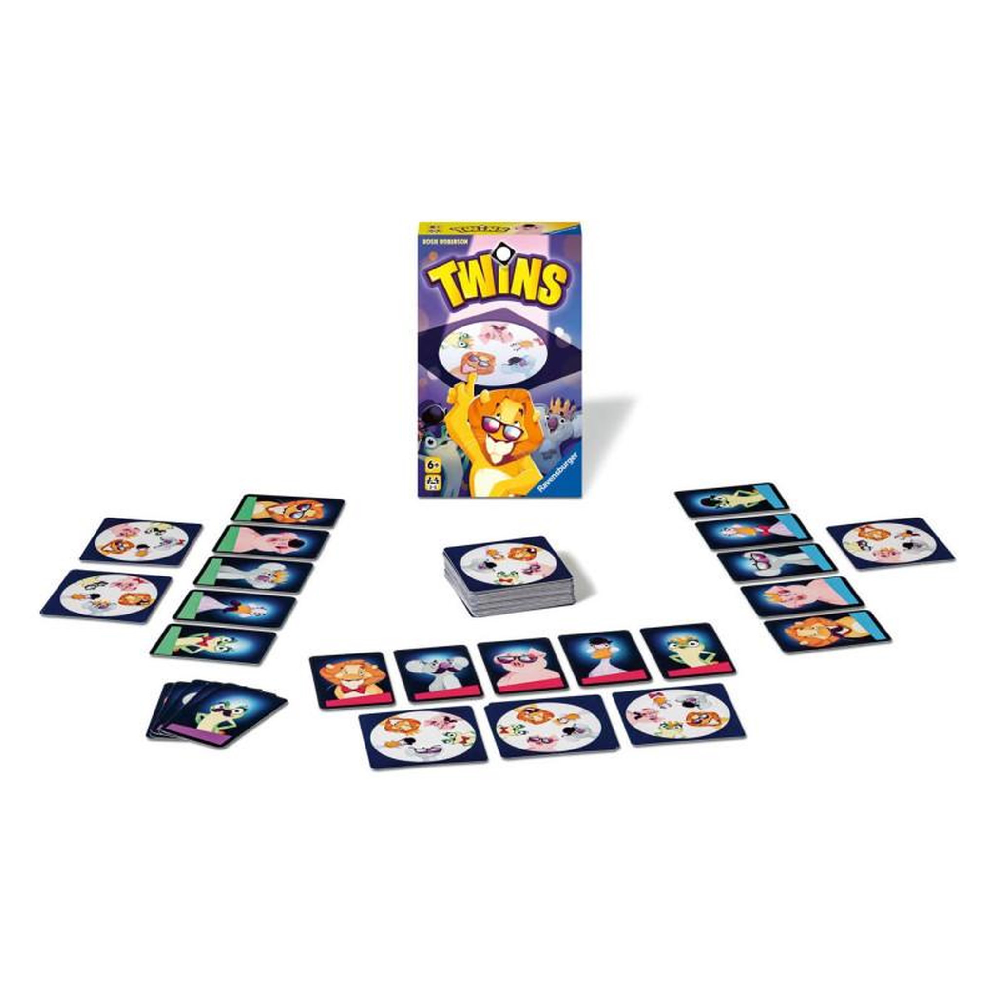 Voir la diapositive 2 : RAVENSBURGER Ravensburger Pocket Game Twins 209606