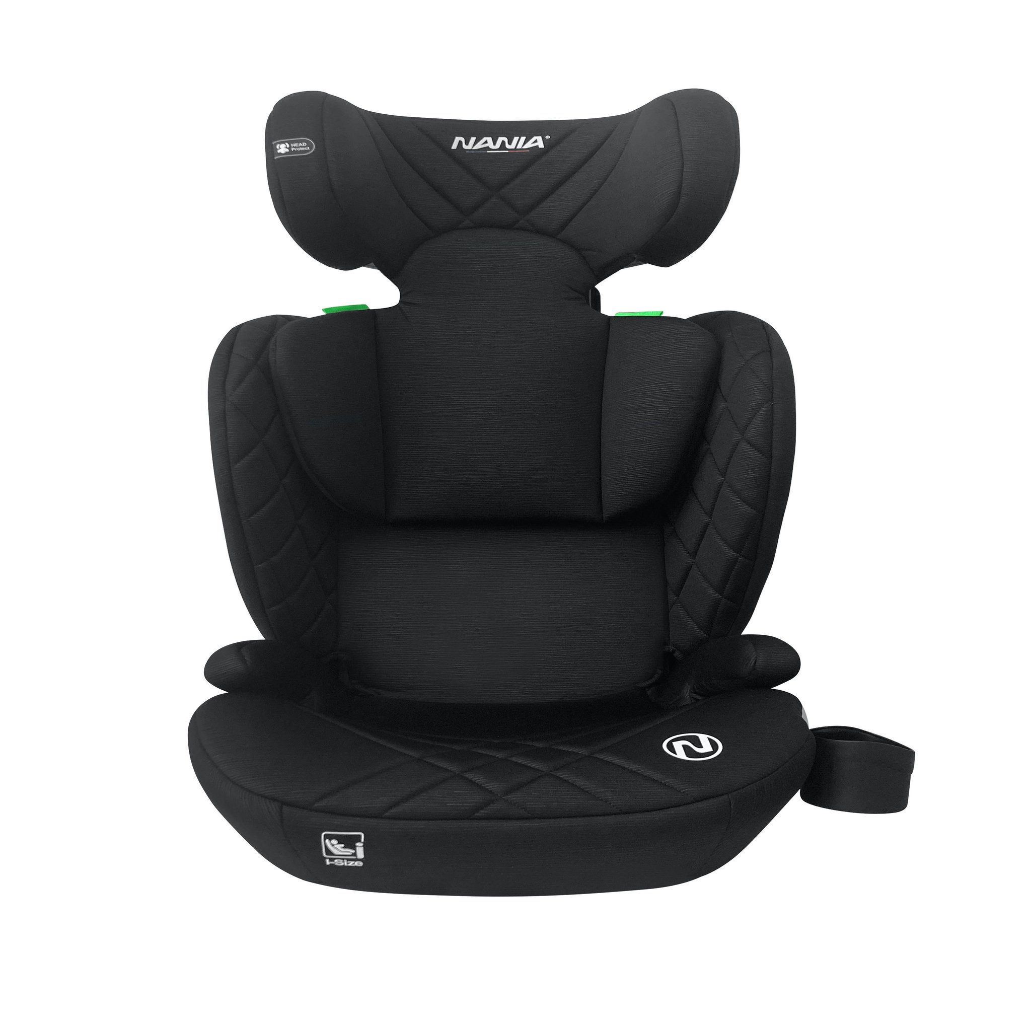 Voir la diapositive 5 : NANIA NANIA Siège auto enfant Isofix Bari I-size 100-150 cm-Groupe 2/3- environ 4-12 ans-Appui-tête Réglable- Porte gobelet- avec installation Isofix ou ceinture