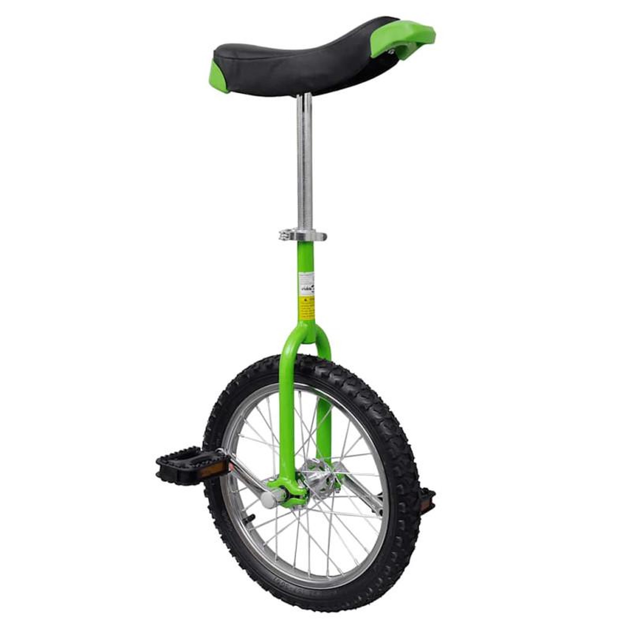 Voir la diapositive 1 : VIDAXL Monocycle ajustable vert 16 pouces