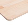 Voir la diapositive 3 : VIDAXL Dessus de table carre 60x60x1,5 cm Bois chene massif non traite