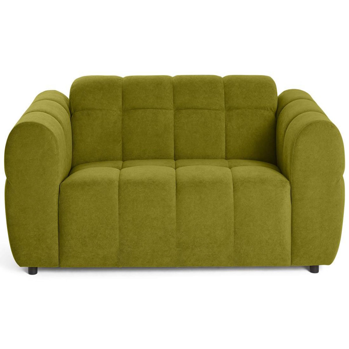 LISA DESIGN Ray - canapé droit 2 places en tissu texturé