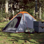 Voir la diapositive 1 : VIDAXL Tente de camping a dome 2 personnes gris et orange impermeable