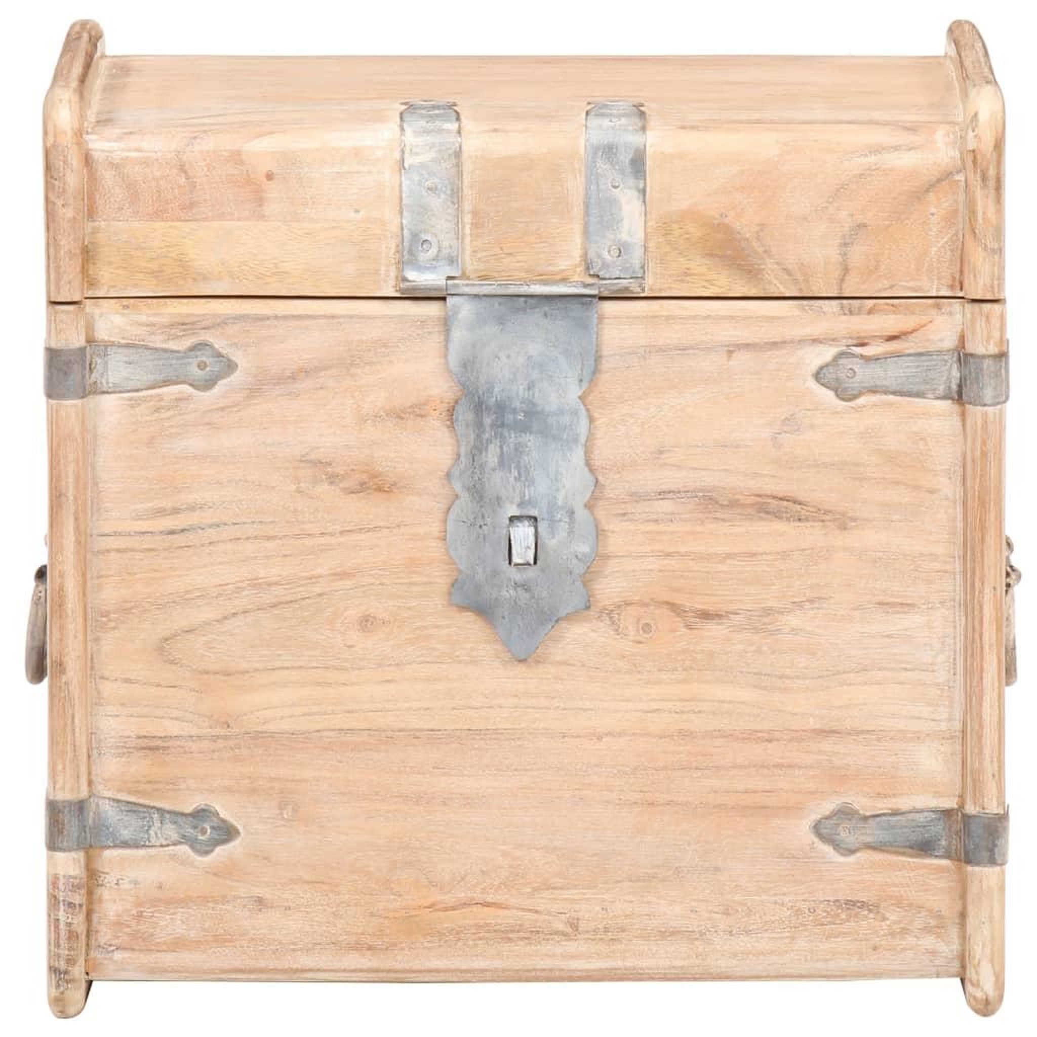 Voir la diapositive 3 : VIDAXL Coffre 40x40x40 cm Bois d'acacia solide