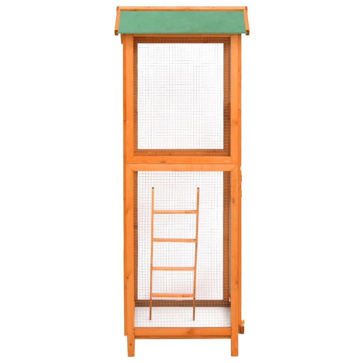 VIDAXL Cage a oiseaux 68x62x166 cm bois de sapin massif