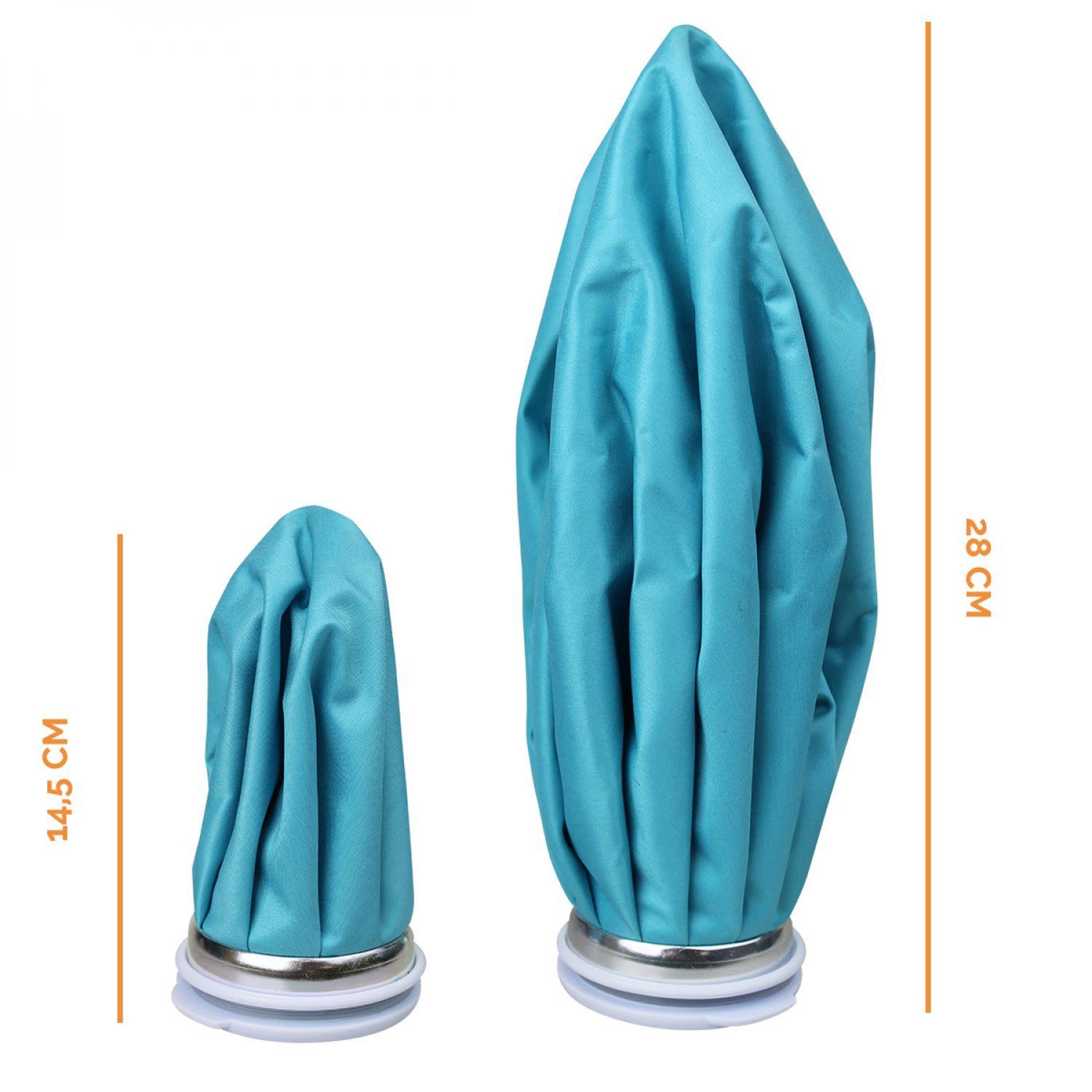 Voir la diapositive 2 : VIVEZEN Kit de 2 poches de glace réutilisables chaud-froid avec sangle pour toutes parties du corps