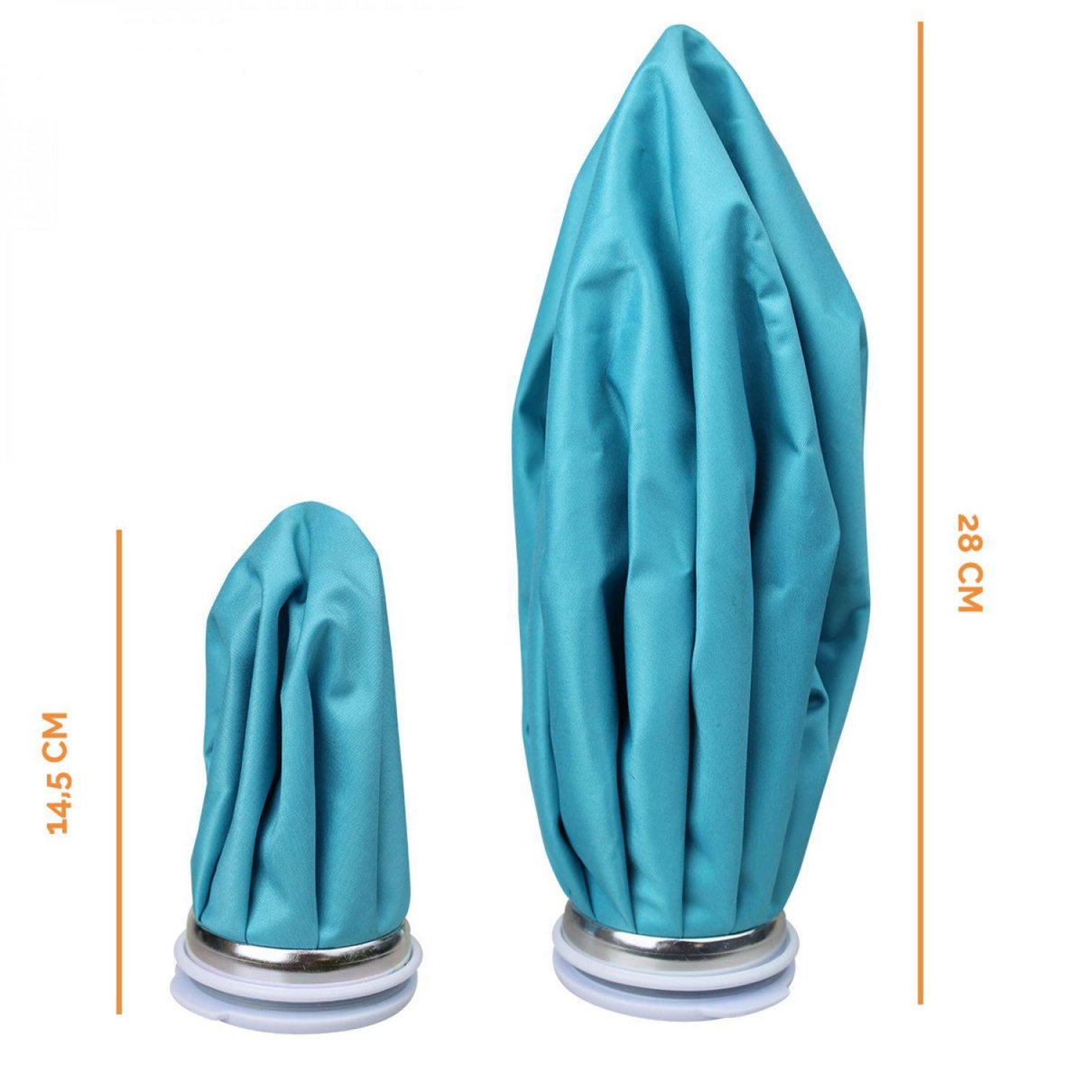 VIVEZEN Kit de 2 poches de glace réutilisables chaud-froid avec sangle pour toutes parties du corps