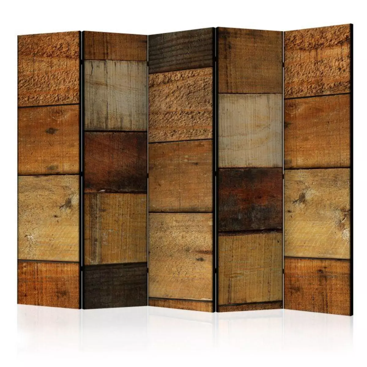 Paris Prix Paravent 5 Volets  Wooden Textures  172x225cm