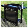 Voir la diapositive 1 : COOK'IN GARDEN Plancha gaz 3 brûleurs sur chariot