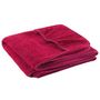 Voir la diapositive 5 : VIDAXL Serviettes de plage 4 pcs bordeaux 60x135 cm tissu 400 GSM