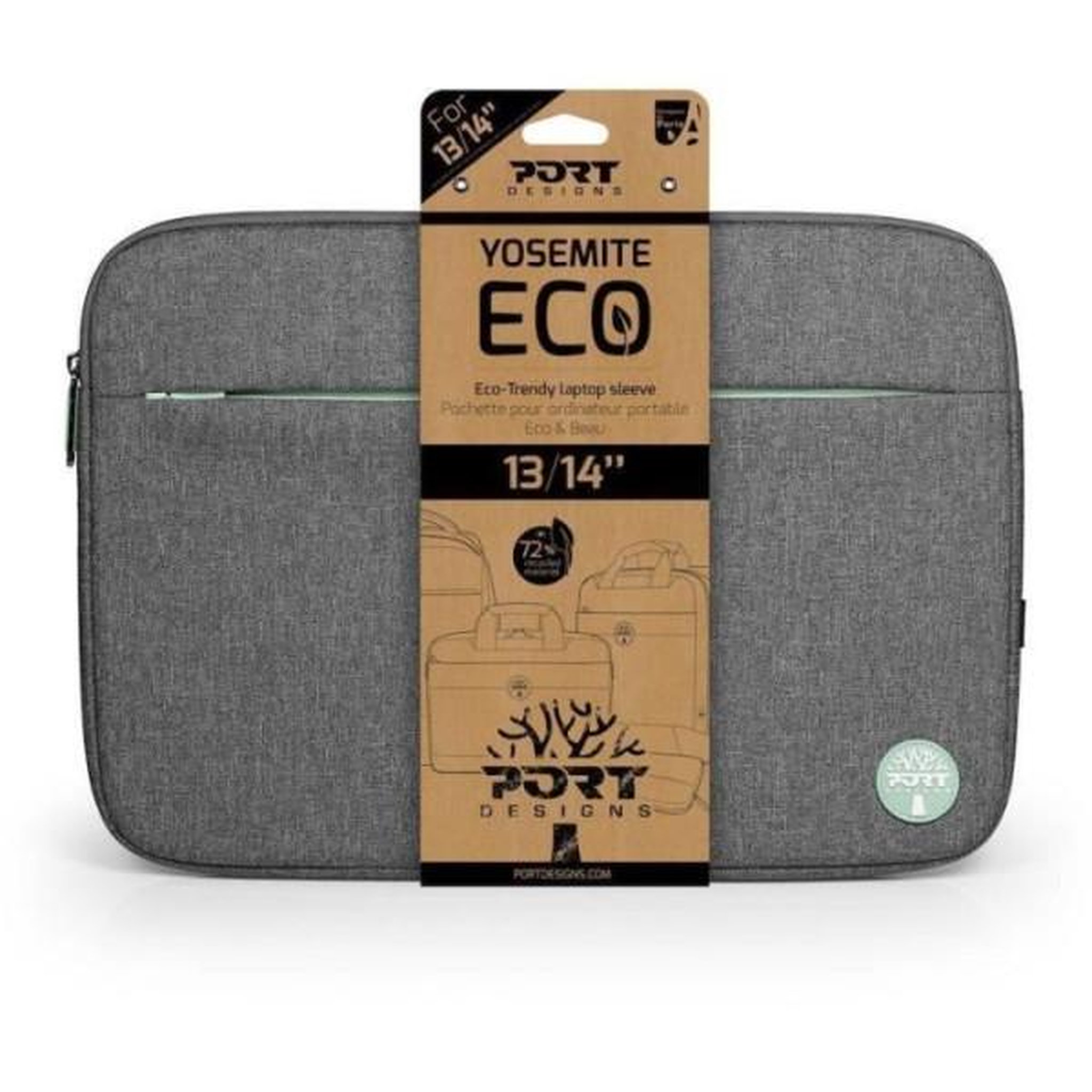 Voir la diapositive 3 : PORT DESIGNS PORT Designs Yosemite Eco-Trendy - housse d'ordinateur portable