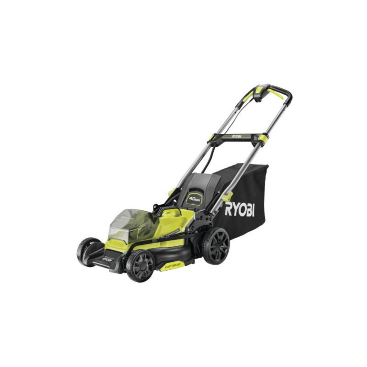 Ryobi Tondeuse poussée RYOBI 18V Brushless - coupe 40cm - Sans batterie ni chargeur - RY18LMX40C-0