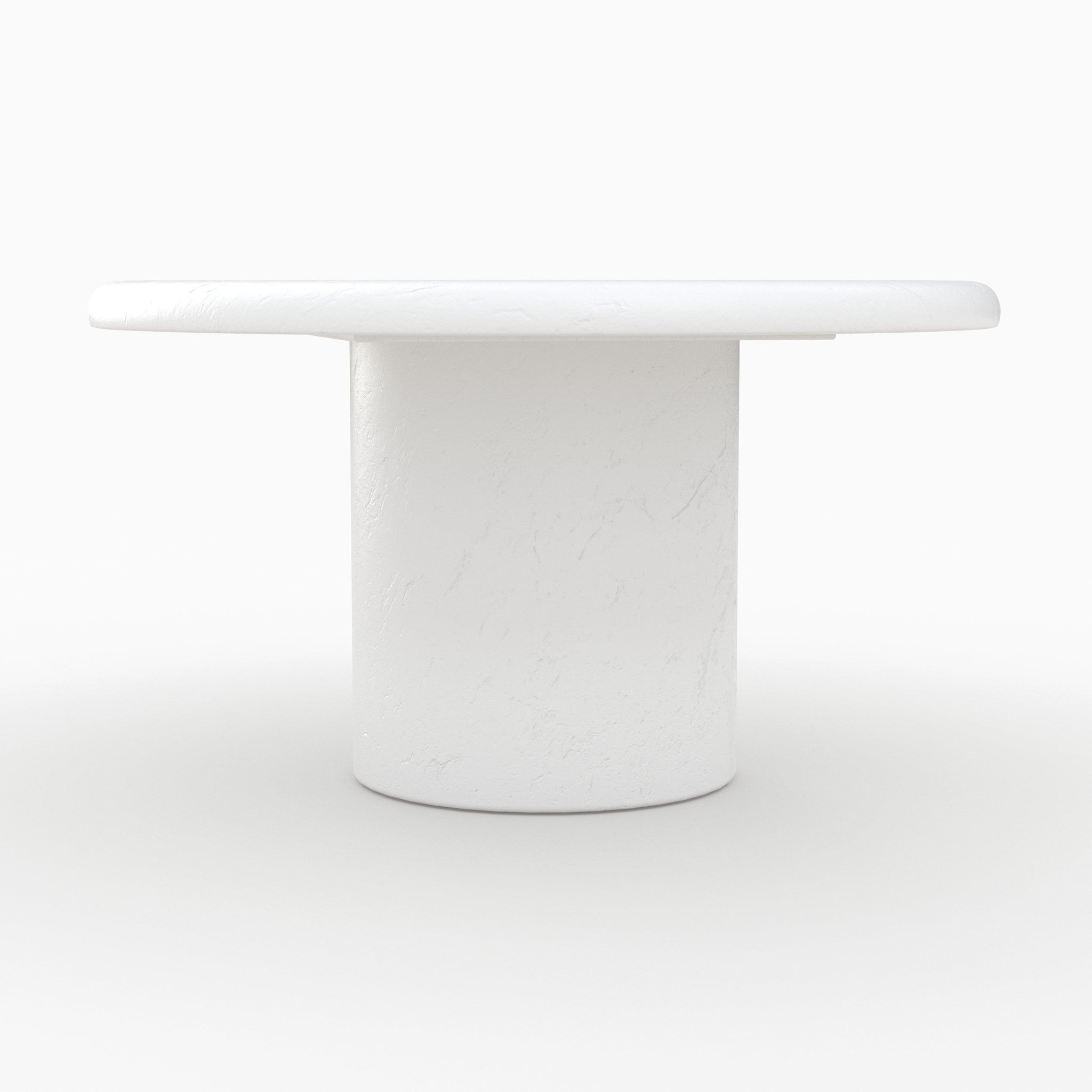 Voir la diapositive 5 : MAISON PAVANE Table basse ronde en béton blanc cassé-lulli