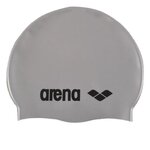 ARENA Bonnet de bain  Garçon/Fille Aren Classic Silicone. Coloris disponibles : Gris