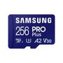 Voir la diapositive 2 : Samsung Carte Micro SD 256 Go Pro Plus avec adaptateur