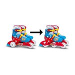 PAW PATROL Patins en Ligne two in one - PAW PATROL - PAT PATROUILLE - 3 Roues - Tri skate et Roller in lin - Ajustable taille 27-30