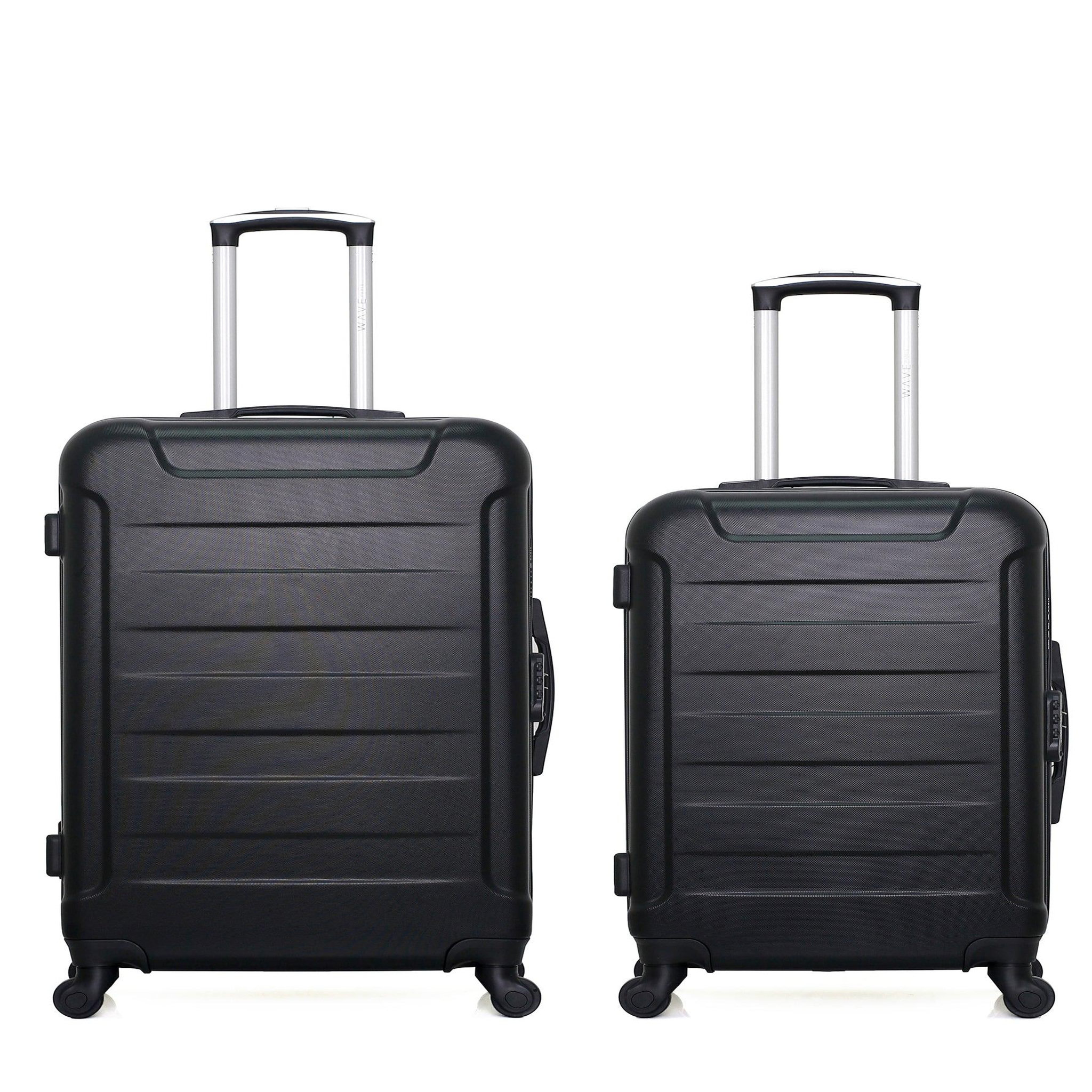 WAVE PARIS Wave paris - lot de 2 - valise grand format et valise weekend elbe