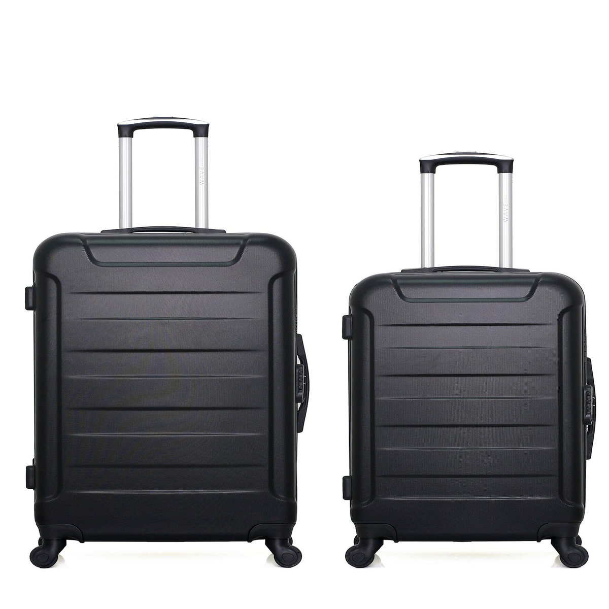 WAVE PARIS WAVE PARIS - Lot de 2 - Valise grand format et valise weekend ELBE