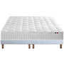 Voir la diapositive 1 : IDLITERIE Ensemble literie : matelas à ressorts ODYSSEE et mémoire de forme avec sommier - Qualité française