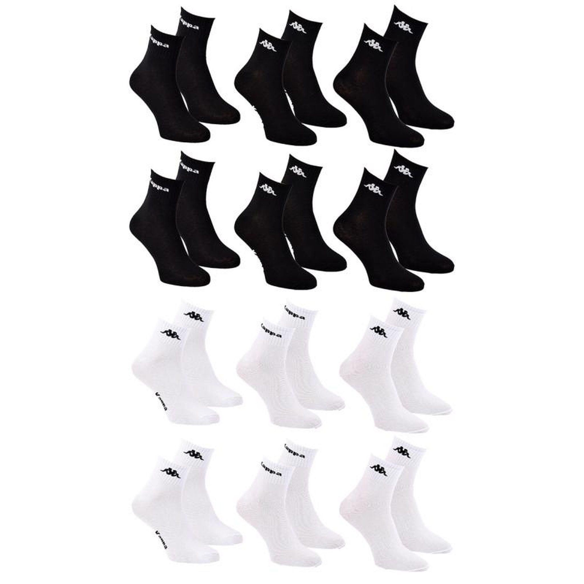 Voir la diapositive 2 : KAPPA Chaussettes Homme QUARTER KAPPA