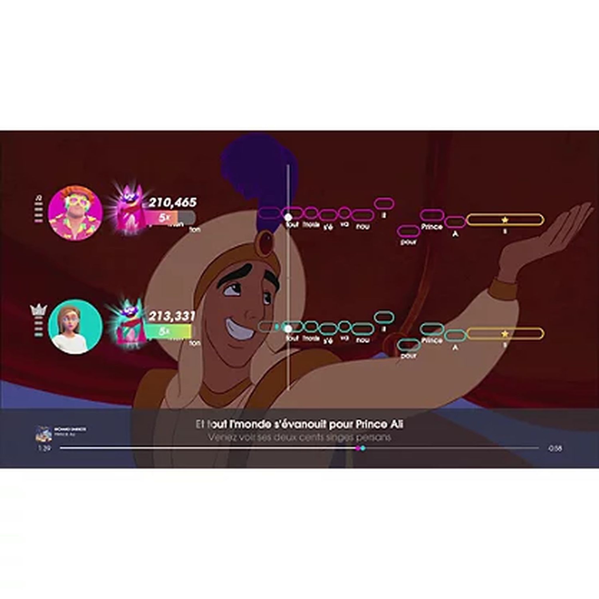Voir la diapositive 3 : Let's Sing 2022 - 2 micros Nintendo Switch