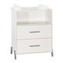 Voir la diapositive 1 : BABY PRICE Commode 2 Tiroirs et 1 Niche - JOY GRIS