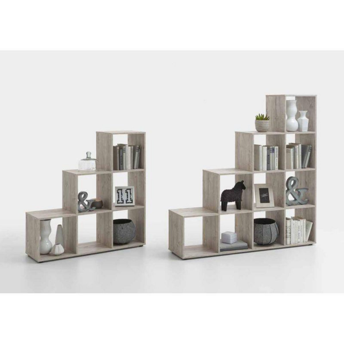 Paris Prix Étagère 6 Cases Design  Gaman  108cm Chêne Sable