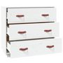 Voir la diapositive 4 : VIDAXL Buffet Blanc 80x40x75 cm Bois massif de pin