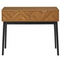 Voir la diapositive 3 : The Home Deco Factory Console en bois FELIX - Marron et noir