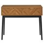 Voir la diapositive 3 : The Home Deco Factory Console en bois FELIX - Marron et noir