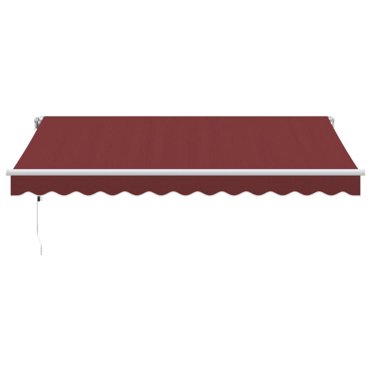 VIDAXL Auvent retractable automatique bordeaux 350x250 cm