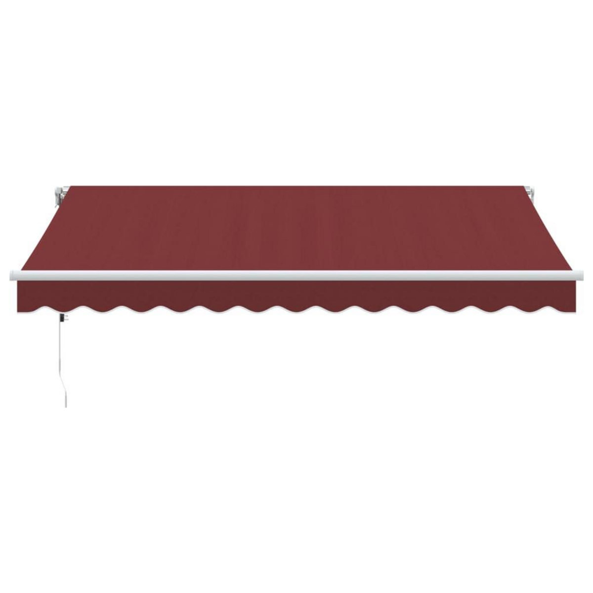 VIDAXL Auvent retractable automatique bordeaux 350x250 cm