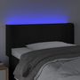 Voir la diapositive 4 : VIDAXL Tete de lit a LED Noir 93x16x78/88 cm Velours