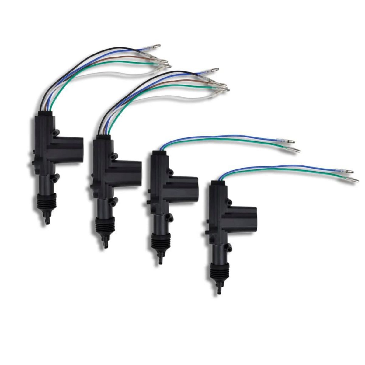 VIDAXL Verrouillage central de portiere auto 2 cles et 4 moteurs 12 V