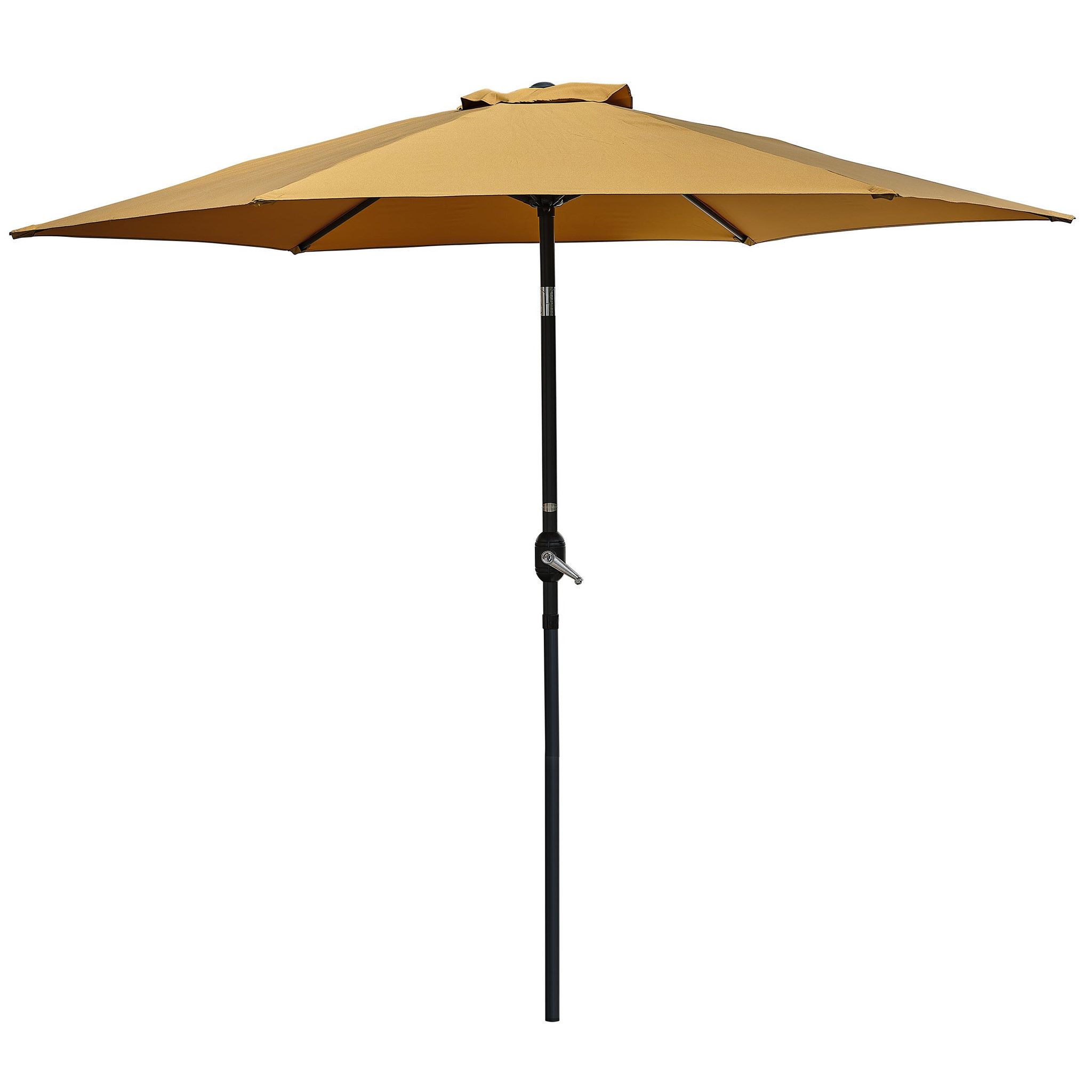DCB GARDEN Parasol à manivelle en aluminium  et toile