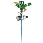 RAIN Arroseur circulaire tête métal sur pic