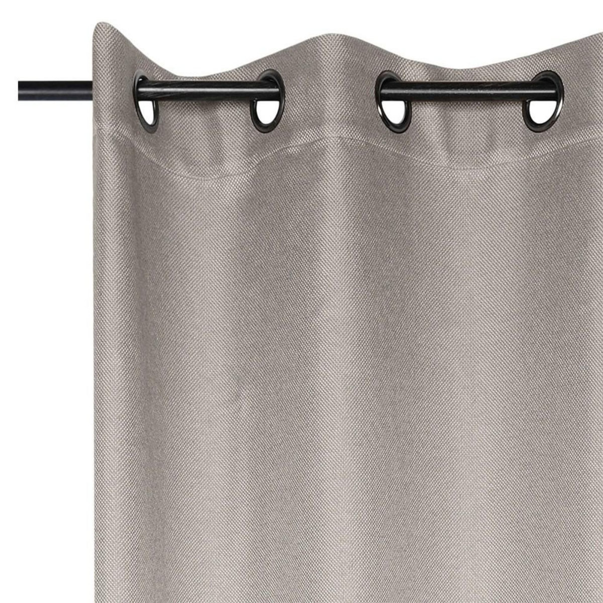 Lovely Casa Rideau à œillets occultant polaire 140x260 Copenhague lin