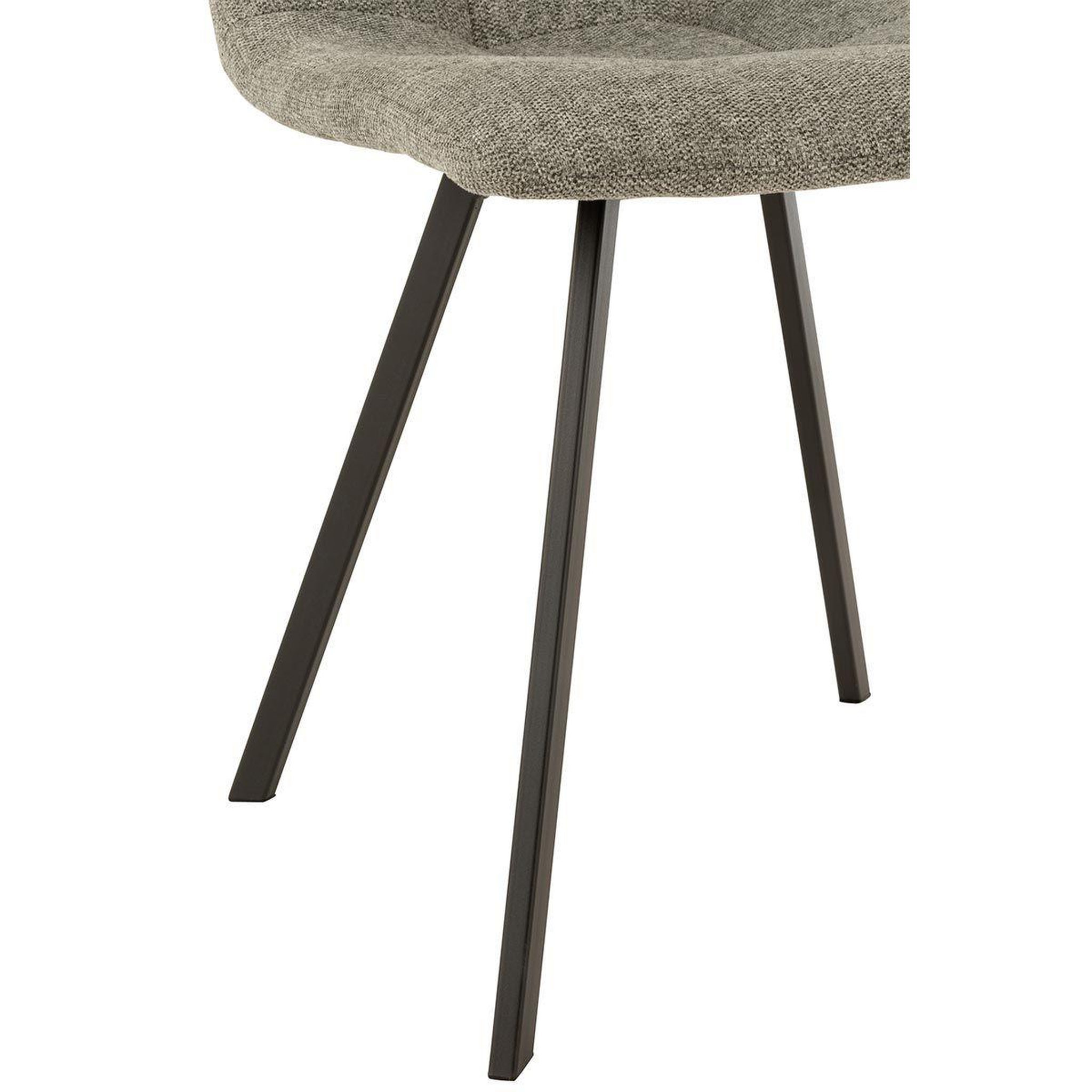Voir la diapositive 5 : J-LINE Chaise design  babette  90cm gris