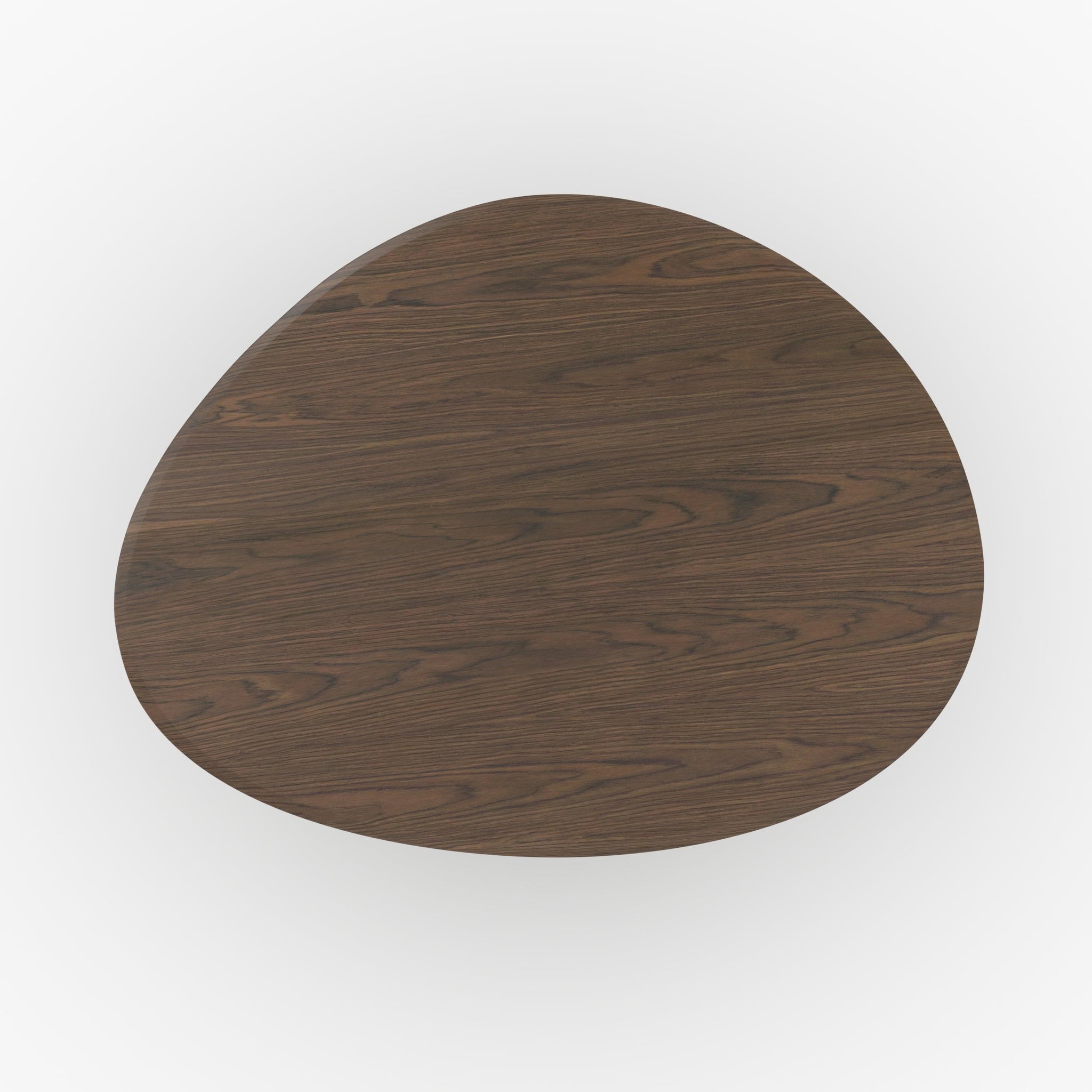 Voir la diapositive 6 : MAISON PAVANE Table organique en placage noyer, 6 personnes-aya