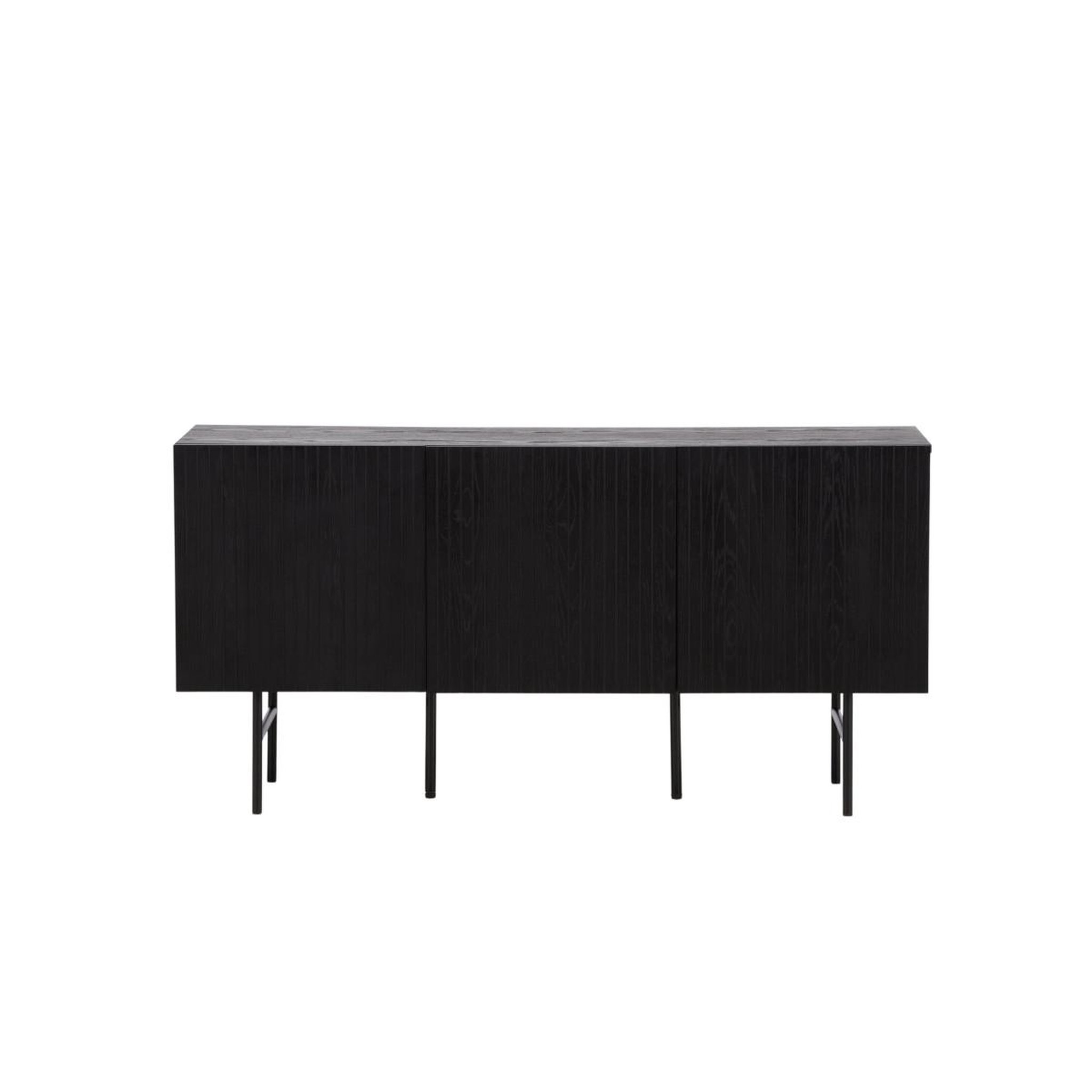 Voir la diapositive 4 : Paris Prix Bahut design nervuré  bjorkon  150cm noir