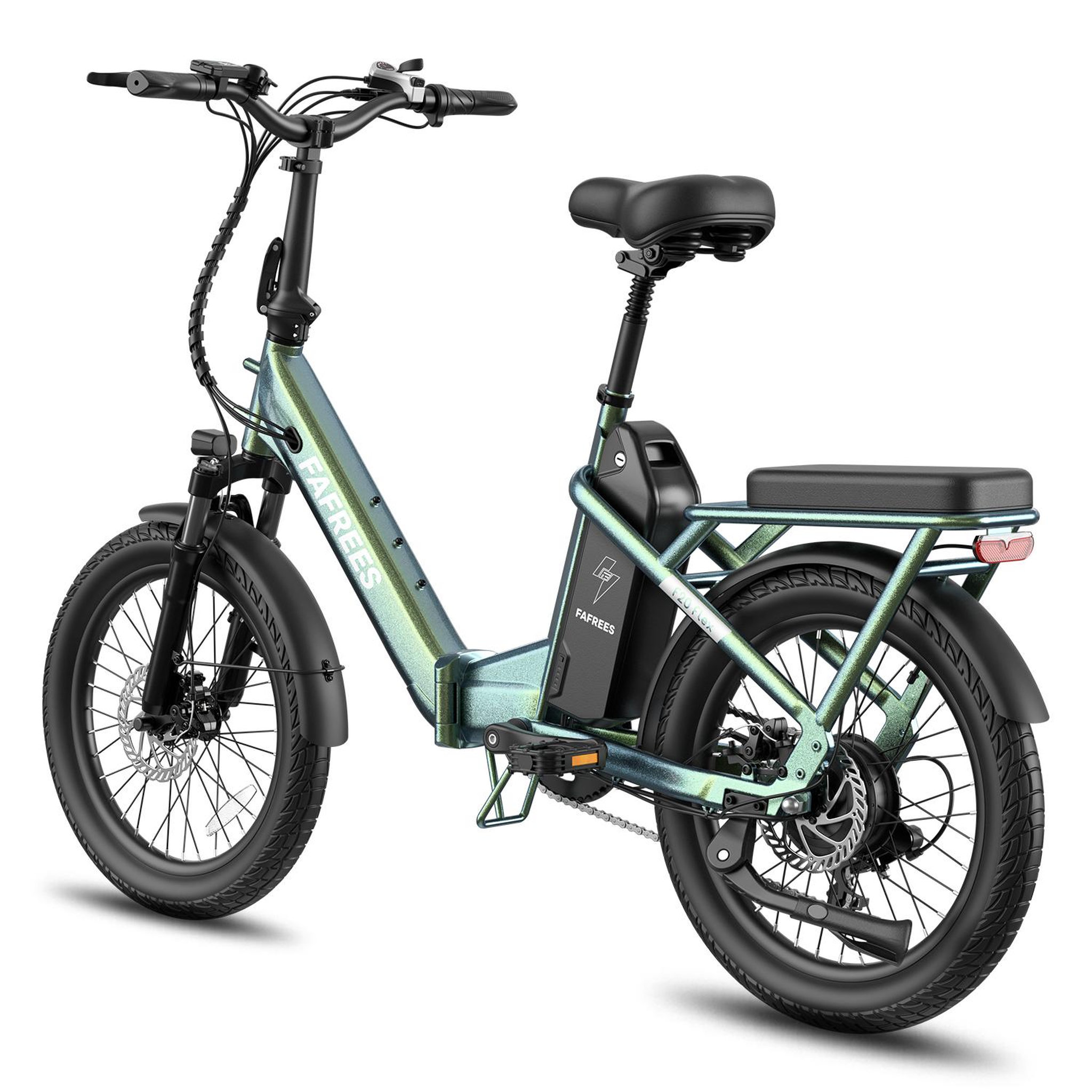 Voir la diapositive 4 : FAFREES Vélo électrique pliant 20  fafrees f20 flex