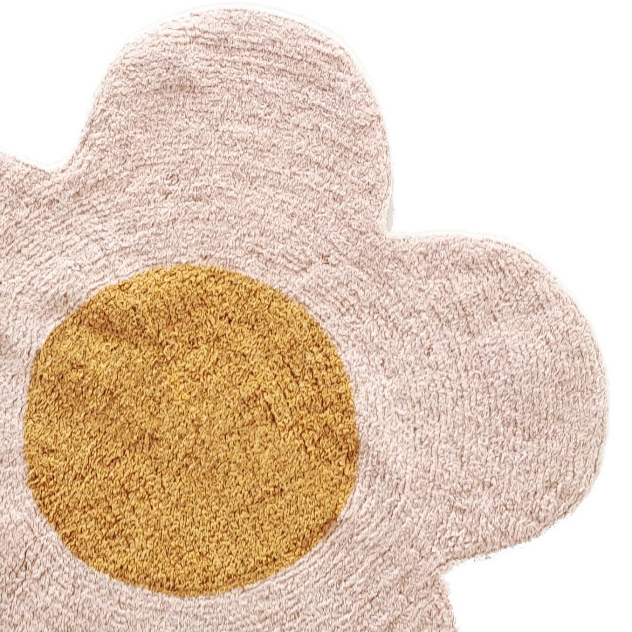Voir la diapositive 6 : FUTURE HOME Tapis marguerite enfant en coton tufté 80x80cm